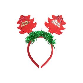 Christmas Bow Headband for Dogs Red and Gold Deer Horn Snowflakes Christmas Hat Costume Dress Up Accessories for Pet for Cosplay and Makeup  12 p