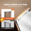 Pet Door, 16.65" x 27.44" Aluminum Frame with Lock and Flap System, Weatherproof Doggy Door, Easy to Install in Interior or Exterior Doors, Pet Door S